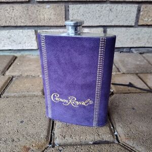 Crown Royal Purple Suede Flask